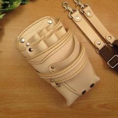 ☆特別価格　ヌメ革ナチュラル　６丁　 ブラシケースセット　SCBC-61/NB1 m11825441673_1.jpg?1753356308