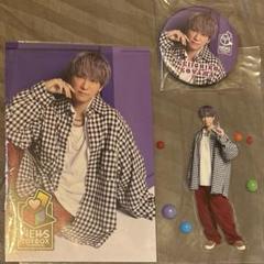 ジョイポリス 小山慶一郎 NEWS 缶バッジ ポストカード クリア