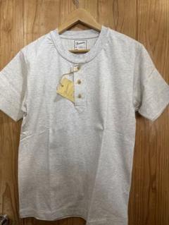 Soundman ボタン付きヘンリーネック Tシャツ グレーサイズ38M