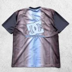 90s DC SHOES USA 刺繍ロゴ メッシュ ストリート Tシャツ