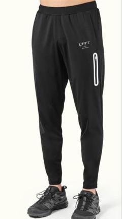 未使用　LYFT ブラック ストレッチパンツS LYFT Training Wear/Pants:Stripe Pants - Black – LÝFT