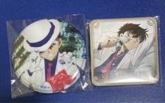 名探偵コナン 怪盗キッド 寝そべり、中国(star) 缶バッジ2点