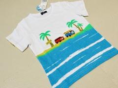 【新品未使用】クレードスコープ ビーチ×車半袖Tシャツ　110サイズ★