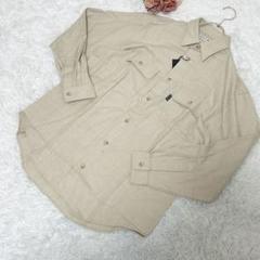 ★新品タグ付き★ELLE HOMME エルオム 長袖シャツ【M】ベージュ