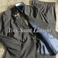 【極美品】 高級ダブルスーツ × Yves Saint Laurentネクタイ