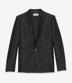 Saint Laurent ウール&シルク フローラルジャケット
