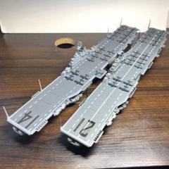 無料クーポン配布 アプリ 1/700 エセックス級航空母艦 CV-21ボクサー CV-14タイコンデロガ 船・ボート