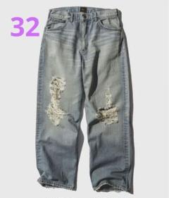 BEAMS × Lee 101 クラッシュ デニムパンツ 32 別注】Lee / 101 クラッシュ デニムパンツ（デニムパンツ）｜Lee