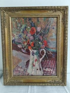 油彩画 花瓶の花 ピエールボナール 複製絵画 油彩画 花瓶の花 ピエールボナール 複製絵画 - メルカリ