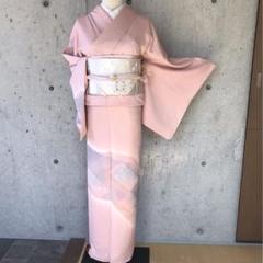 4k2290 振袖　正絹　袷　総絞り　金駒　蘇州　刺繍　ピンク　白　銀色　花柄 6dda5293d5cc06007c636ba65a5968