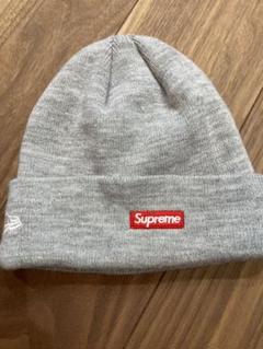 supreme ビーニー ニット帽 グレー