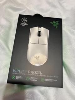 Razer - Razer　ゲーミングマウス Viper V3 Pro　RZ01-05120200-R3A1　White　未使用 VIPER Razer Viper V3 Pro 超軽量左右対称型 HyperSpeed