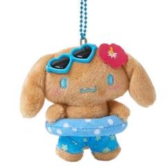 オリーブヤング　サンリオコラボ　ぬいぐるみキーホルダー　シナモロール オリーブヤング サンリオコラボ ぬいぐるみキーホルダー 日焼け