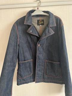 needles ニードルス　蝶刺繍デニムジャケットライトブルー Assorted Patches Jean Jacket - 13oz C/L Denim / Di (KP137