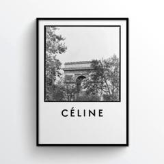 B2】ポスター インテリア CELINE セリーヌ モノトーン ロゴ②