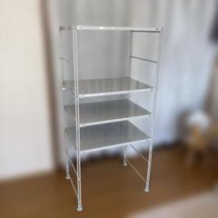無印良品スチールユニットシェルフ　スチール棚セット