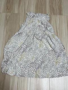 UNIQLO 花柄 ノースリーブワンピース 130