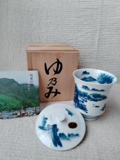 古伊万里 伊万里 中国 染付 蓋付き湯呑み