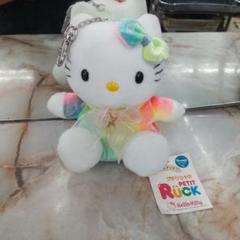 ♥️カラフルなリュックを背負ったハローキティのぬいぐるみ ぬいぐるみ 約15cm