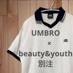 アンブロbeauty&youth 別注　ゲームシャツ　ポロシャツ半袖　あいみょん アンブロbeauty&youth 別注 ゲームシャツ ポロシャツ半袖 あい