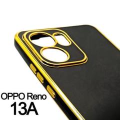 OPPO Reno13A スマホケース パステルカラー　ブラック