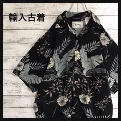 【ビッグサイズ】Reseruoir　総柄アロハシャツ　希少ヴィンテージ　T17