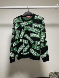 supreme新聞紙柄ニットセーター Supreme 新聞プリント セーター ニット - メルカリ