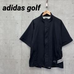 adidas golf アディダスゴルフ レインウェア 半袖 メンズ L 黒