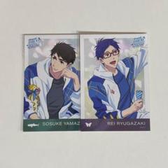 Free!　七瀬遙　山崎宗介　缶バッジ　メッセージスタンド Free! 七瀬遙 山崎宗介 缶バッジ メッセージスタンド