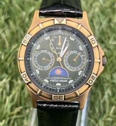 美品◎SEIKO セイコーALBAアルバムーンフェイズメンズ ヴィンテージ腕時計