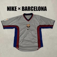 00s nike barcelona ユニフォーム　アウェイ　グレー　M