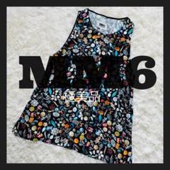 極美品★MM6 メゾンマルジェラ ミニワンピース　ノースリーブ　Aライン　L 極美品☆MM6 メゾンマルジェラ ミニワンピース ノースリーブ A
