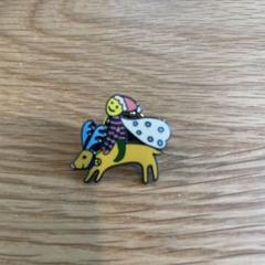 ミナペルホネン　fish お魚￼ ブローチ と ピンバッジ 正規品[希少] SALE】 mina perhonen ミナペルホネン pesce ペッシェ ブローチ