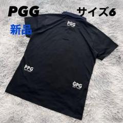 新品　PGG パーリーゲイツ　ポロシャツ　半袖　速乾　冷感　ダークネイビー　6 新品 PGG パーリーゲイツ ポロシャツ 半袖 速乾 冷感 ダーク