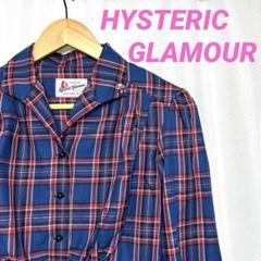 極美品 HYSTERIC GLAMOUR ヒスグラ チェック シャツ パンダ M