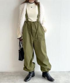BEAMS BOY サスペンダー付きパラシュートパンツ BEAMS BOY（ビームス ボーイ）US ARMY オーバー パンツ（パンツ