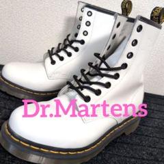 ee10 Dr.Martens 8ホール ブーツ 白 レディース 25cm - メルカリ