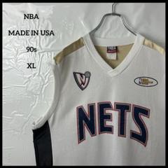 ゲームシャツ　アメリカ製ヴィンテージ90s バスケユニフォーム　メッシュtシャツ