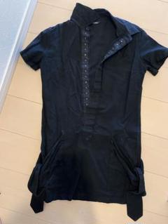 LIMI feu リミフゥ2021SS メッシュロングワンピース 黒 ブラック
