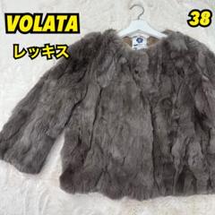 ✨希少✨VOLATA 高級 レッキス ファー コート ジャケット グレー ✨希少✨VOLATA 高級 レッキス ファー コート ジャケット グレー