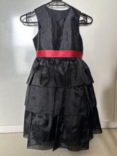 黒　フォーマルドレス 120サイズ　マザウェイズ　ピアノ発表会　結婚式