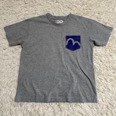 【EVISU】エヴィス Tシャツ 半袖 40 カモメ グレー