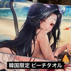 NIKKE 勝利の女神 2.5周年 韓国 ポップアップ限定ビーチタオル ロザンナ NIKKE 勝利の女神 2.5周年 韓国 ポップアップ限定ビーチタオル