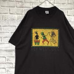 USA製90sヴィンテージTシャツ！シングルステッチ　ブラウン半袖古着XL724