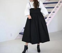 ロング丈　トレフルプラスワン　裾フリルフレアワンピース長袖 2025年最新】トレフルプラスワン ワンピースの人気アイテム