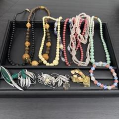 遺品整理☆生前整理☆パールまとめ売り本パールペンダントトップ