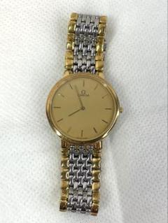 Omega [NEAR MINT] OMEGA De Ville 1451/439 Gold Dial Swiss Qz