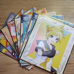 鏡音レン 色紙 ステッカー クリアカード コースター 鏡音レン 色紙 ステッカー クリアカード コースター