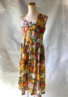 ◇キャナック◇　サンドレス ♡ リゾートドレス　花柄 ロングドレス