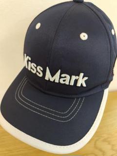 Kiss Mark ゴルフキャップ ネイビー